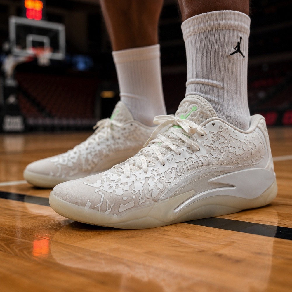 Jordan Zion 3 Sanctuary Men's 13 White Vapor Green Basketball Shoes DR0675-103 - Picture 2 of 10